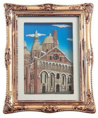 Quadretto in resina con Basilica di Padova