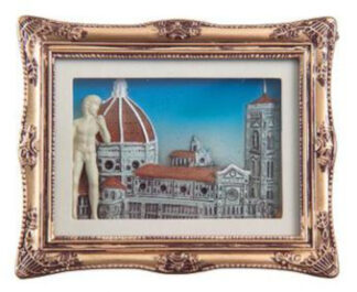 Quadretto in resina con Basilica di Firenze